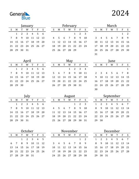 Printable Monthly 2024 Calendar 2024 Monthly Excel Template Calendar