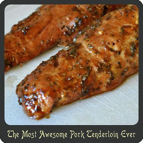Thinly slice the tenderloins and transfer to a serving dish or plates. Recipe?The Most Awesome Pork Tenderloin Ever | Pork ...