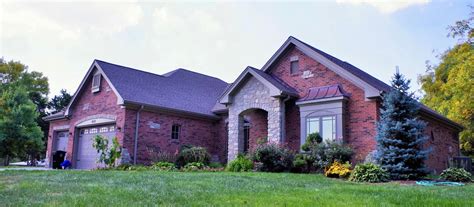 The destruction of buildings soley for their brick. Brick and Stone Ranch Custom Home | Sappington, MO ...