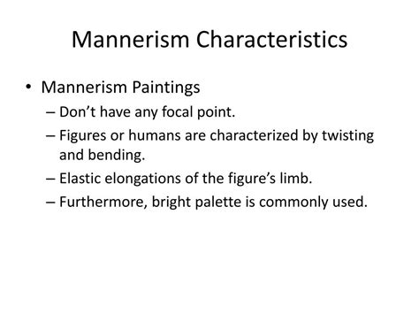 Ppt Mannerism Vs Baroque Powerpoint Presentation Free Download Id