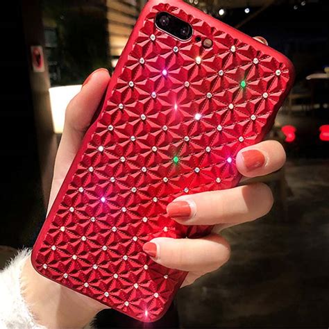 Kerzzil Geometric Diamond Silicone Case For Iphone X Matte Soft Tpu