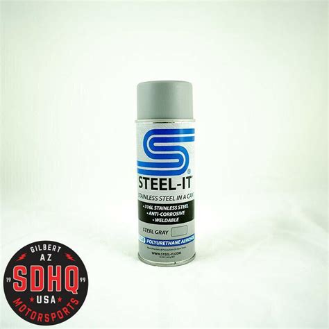 Steel It 1002 Gray Polyurethane Aerosol Single Can