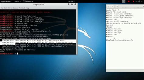How To Repair Grub Bootloader In Kali Linux 20 For Dual Boot Windows