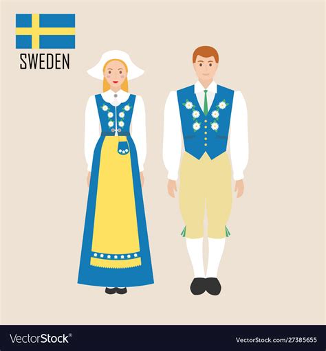 Pur Special Marinar Sweden National Costume Male Intersecție Vas De Cracare Imediat