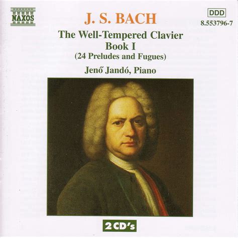 Bach Js Well Tempered Clavier The Book 1 Cd Opus3a