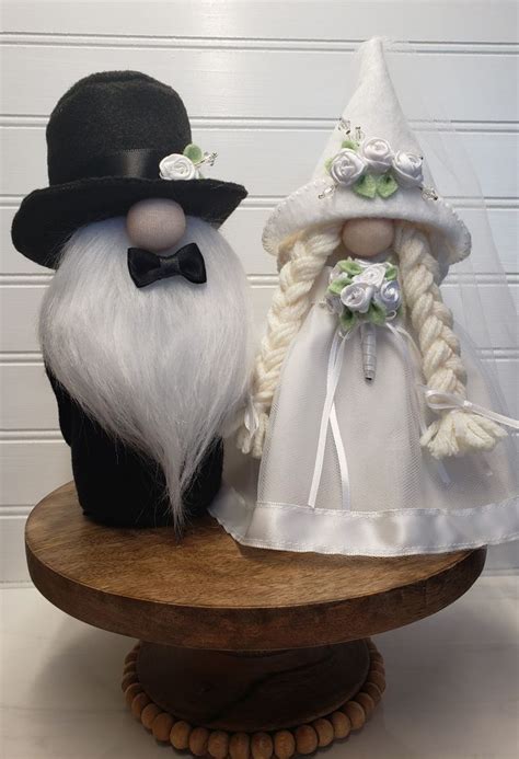 Bride And Groom Gnomes Sold By Gnome On The Range Mt Diy Gnomes