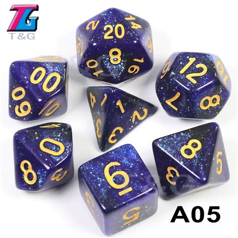 Some Reservation Black Super Universe Galaxy Dice Dnd Table Top D4 D20