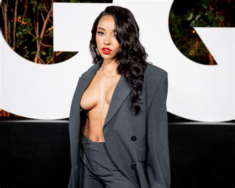 Tinashe Topless In A Blazer