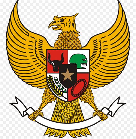 Gold And Silver Emblems National Emblem Of Indonesia