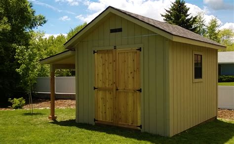 10x12 Cottage Shed with Lean To