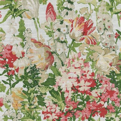 Pk Lifestyles Summer Ready Garden 408630 Floral Linen Blend Upholstery