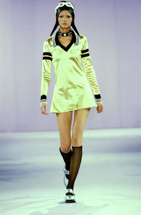 Model On A Runway For Anna Sui By Guy Marineau
