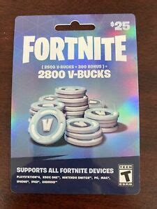 Buy a generic prepaid gift card. Epic Games Fortnite $25 Gift Card For All Systems + Extra ...