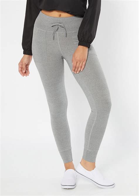 Heather Gray High Waisted Super Soft Jogger Leggings In 2020 Grey
