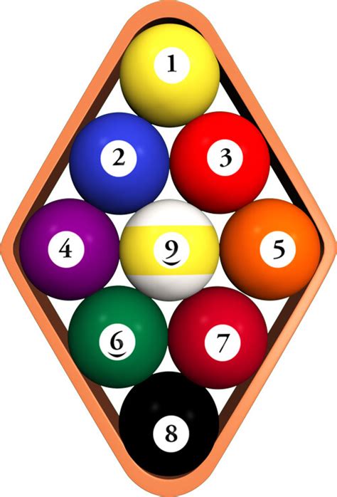 Firstly, put the rack on the you have to rack the 14 balls without the last one. 9 Ball Rules