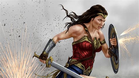 Wonder Woman Painting Art 4k Wonder Woman Wallpapers