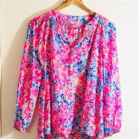 Lilly Pulitzer Tops Lilly Pulitzer Blouse Poshmark