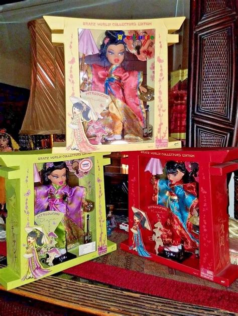 Bratz World Collectors Edition Lot Kumi Tiana May Lin Toys R Us