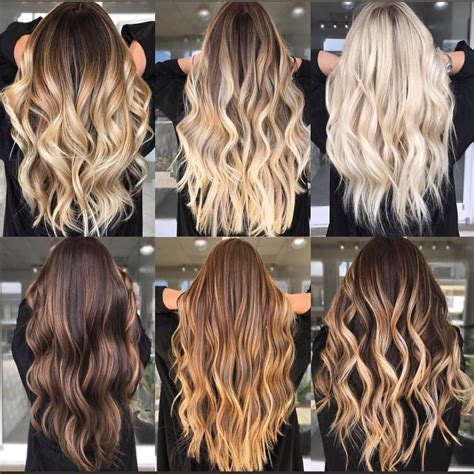 How to use hair chalk. 20 Balayage Brown to Blonde Long Hairstyles - Hair Colour ...