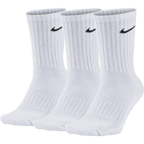Mens Clothing Mens Socks Nike Socks 3 Pair Pack White Long Crew 5 8 New Clothes Shoes