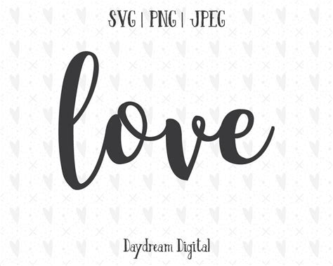 Love Cursive Svg Layered Svg Cut File All Free Fonts Designers