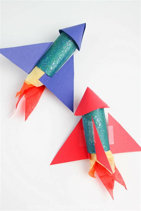 Matchbook rockets are easy to construct and, odds are, you already have everything you need to make one. R is for Rocket Craft ⋆ Sugar, Spice and Glitter