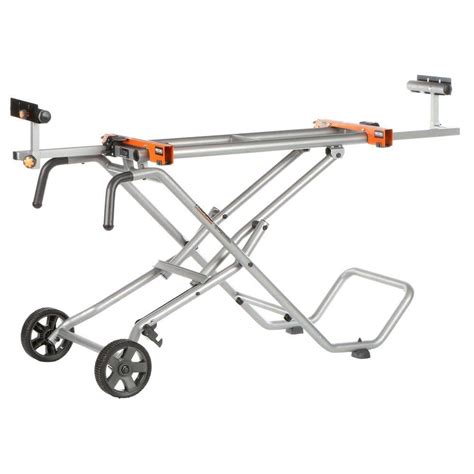 Ridgid Mobile Miter Saw Stand Ac9945 The Home Depot