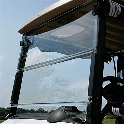 Golf Cart Windshields Clear Folding Impact Modified Par West Turf