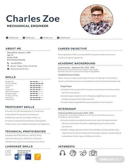 Resume summaries are not limited to experienced individuals. Free Mechanical Engineer Fresher Resume | Engineering resume templates, Mechanical engineer ...