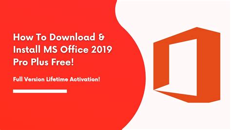 How To Download And Install Ms Office 2019 Pro Plus Full Version Activate