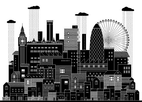 Laurene Boglio Pixel City Illustration Architecture Illustration