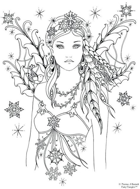 Coloring Pages Of Fairies For Adults