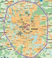 Map of Moscow » Travel