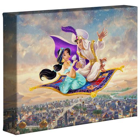 Thomas Kinkade Aladdin 8 X 10 Gallery Wrapped Canvas