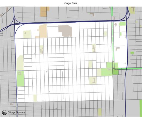 Chicago Cityscape Map Of Building Projects Properties