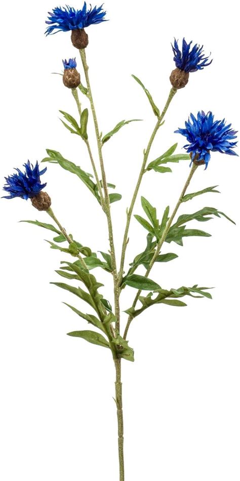 Artplantsde Silk Cornflower Ortigo Blue 60cm Faux Cornflower