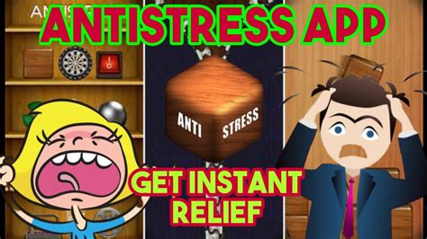 How To Get Relief From Stress Antistress App Review Best App For Stress Relief Youtube