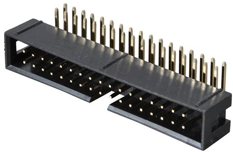 WSL 34W: Box connector, 34-pin, angled at reichelt elektronik