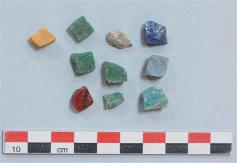 Selection Of Glass Tesserae Of Various Colors From Su 1526 Photo