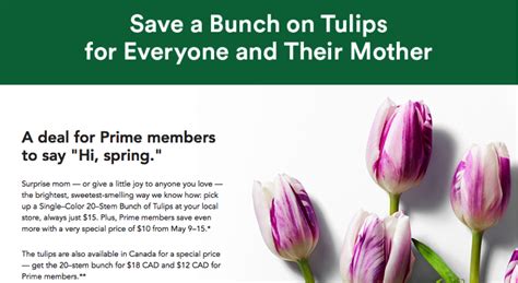 Now that amazon owns whole foods, a prime membership can be the key to saving on your next shopping trip. Amazon Prime Deal: Mother's Day Flowers at Whole Foods in ...