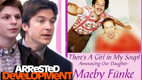 george michael tells his dad about maeby lindsay isn t a bluth arrested development youtube