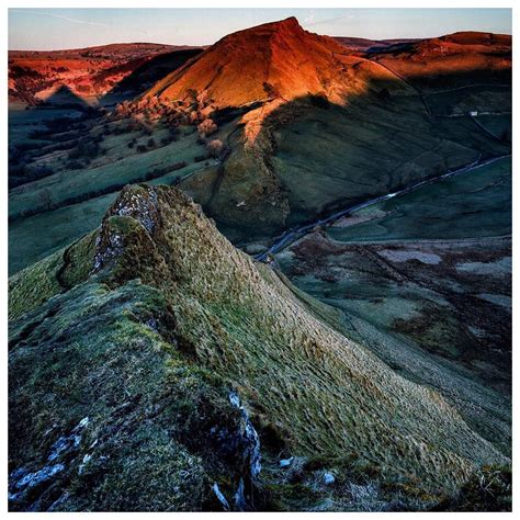 Chrome Hill From Parkhouse Hill Morning Peak District Uk 🇬🇧 Hasselblad