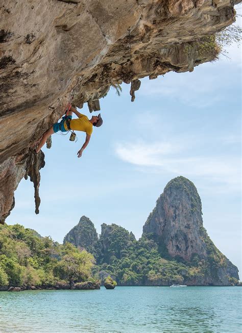 Hd Wallpaper Thailand Tonsai Ao Nang Beach Rock Climbing Railay