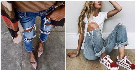 25 ripped jeans outfits that prove denim is here to stay
