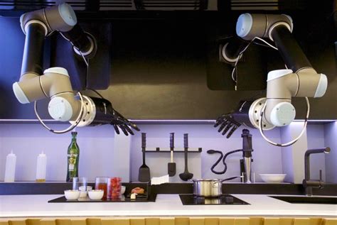 Automated Kitchen Features Robot Chef Kitchen Robot Kitchen Tech