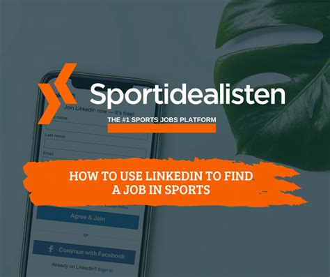How To Use Linkedin To Find A Job In Sports Sports Jobs Sport