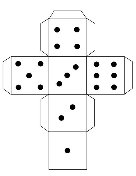 Dice Template Pdf Pdf Template