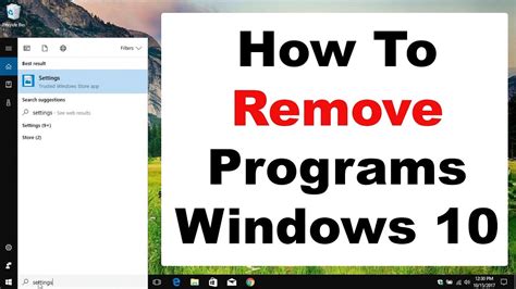 How To Remove Programs On Windows 10 Pc Easy And Fast Step By Step