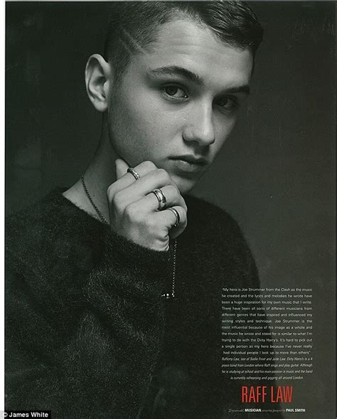 Jude Law S Son Rafferty 17 Makes His Glossy Magazine Debut Lipstick Alley