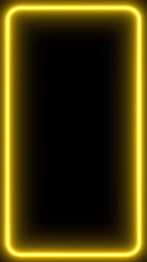Yellow Edges Black Dark Desenho Edge Edges Light Neon Screen